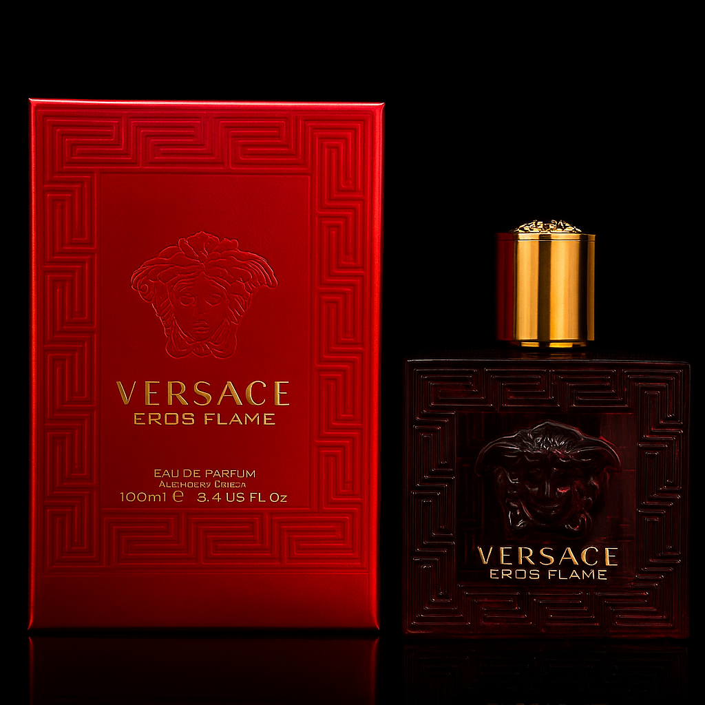 Perfume Hombre "Versace Eros Flame" Rojo